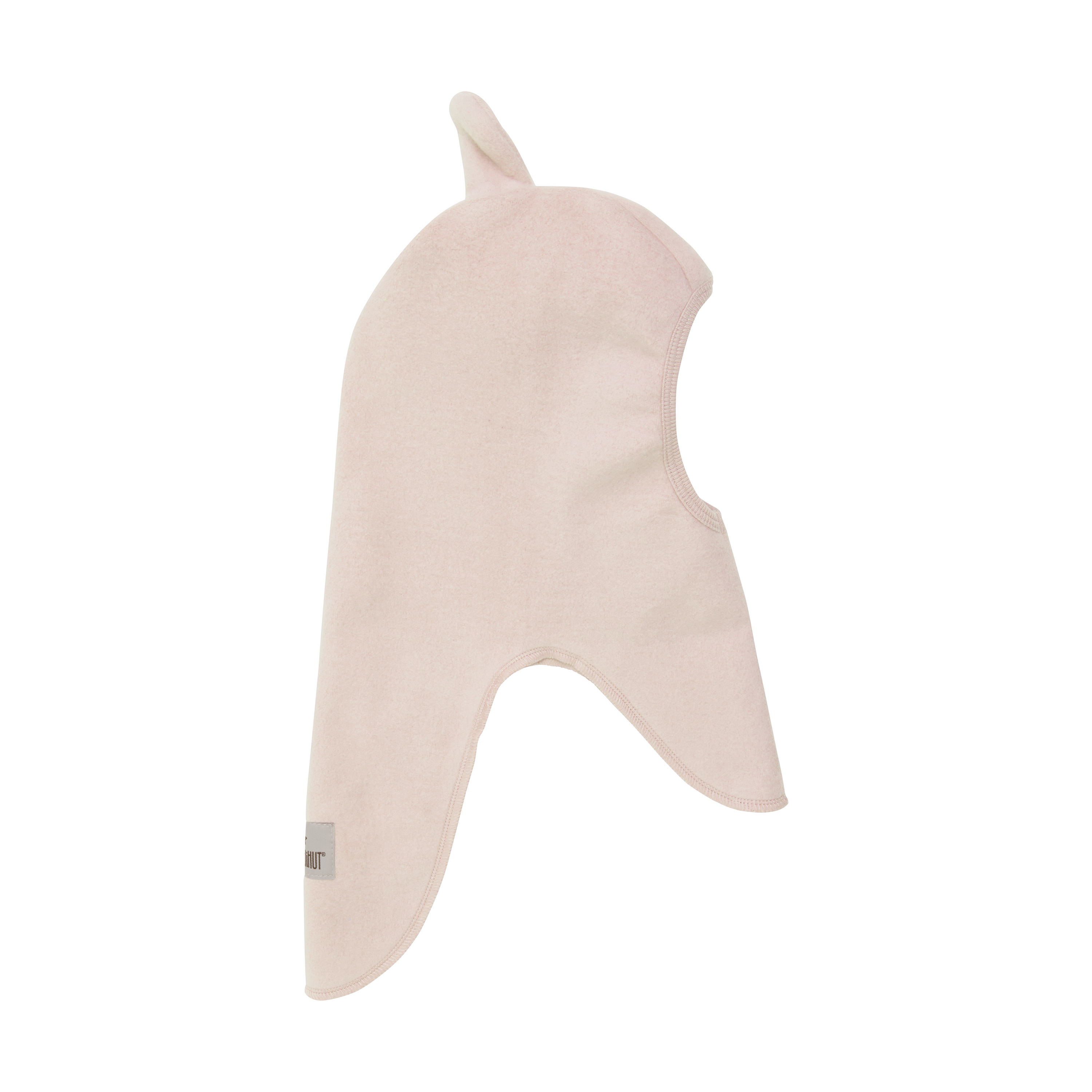 Balaclava Ears Cotton Fleece - Peach Blush